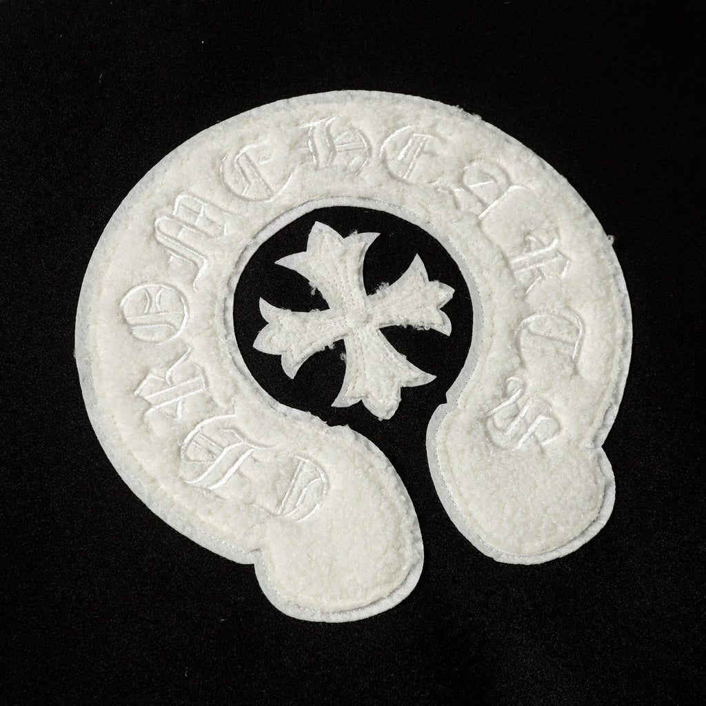 Varsity Jacket - Black White Gothic Baseball Coat 2206