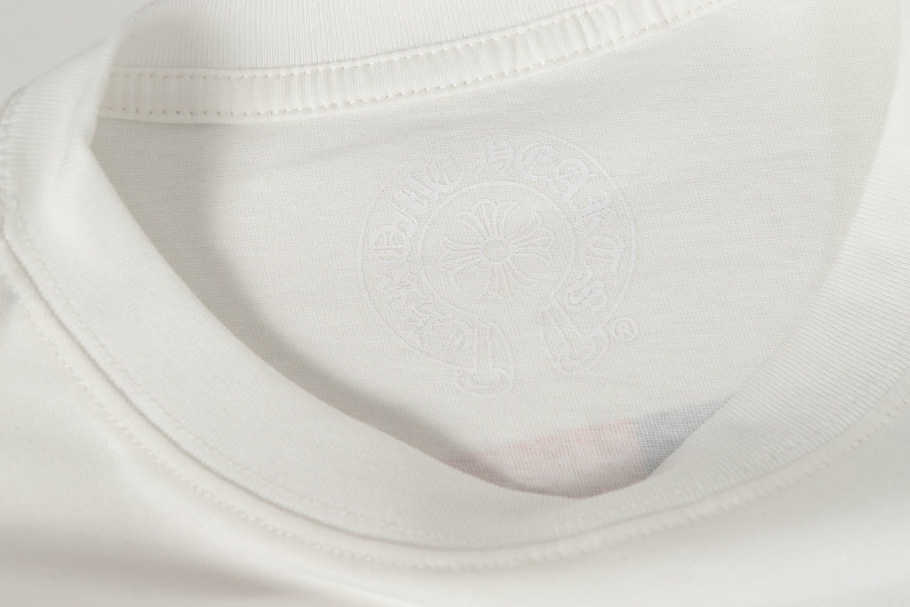 Logo Flag Long Sleeve Tee - Black White Gothic Street T-Shirt K2126